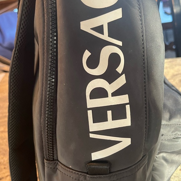 EUC Versace Jeans Couture Black Nylon backpack - Picture 11 of 12